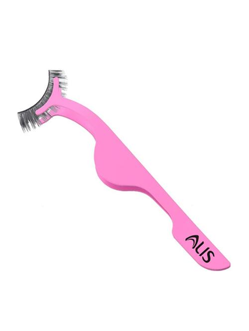 alis false eyelashes applicator tool eyelash extension pink tweezers remover clip tweezers nipper (al-051)pink - 18308137 - Very Small Image - 1