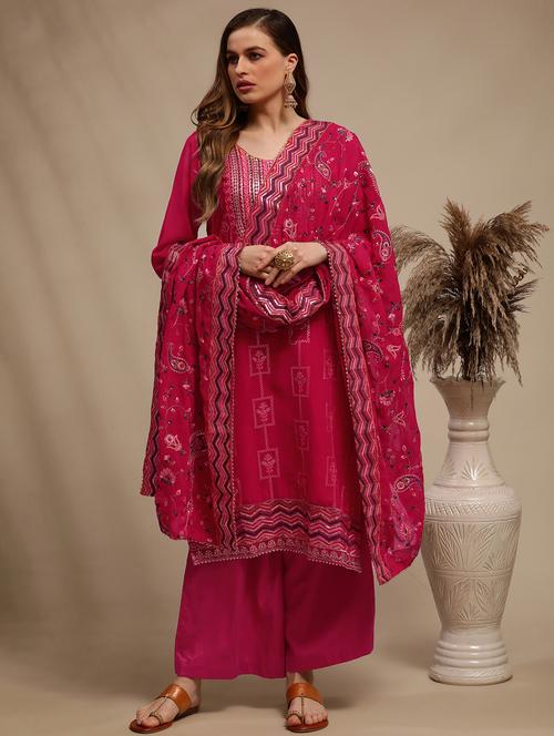 a line embroidered suit - 18308287 - Very Small Image - 1