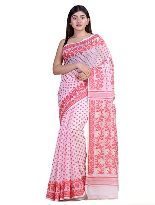 women's printed white colored saree - 18308480 - Very Small Image - 1
