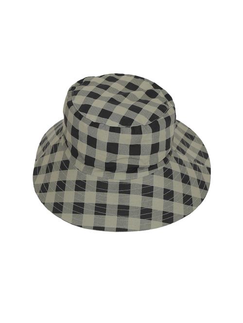 black checkered sun hat - 18308556 - Very Small Image - 1