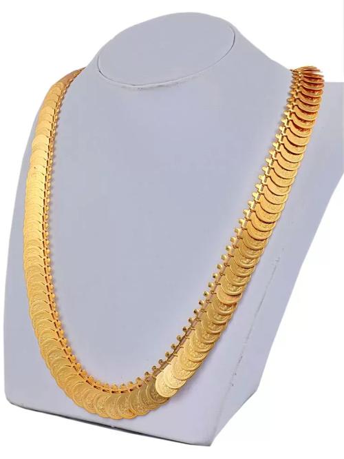 ladies metal necklace chain gold color - 18308712 - Very Small Image - 1