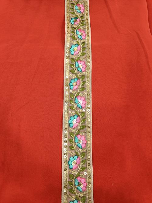 embroidered lace 2mtr - 18308759 - Very Small Image - 1