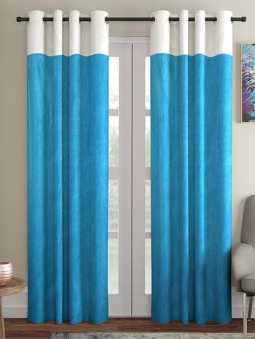 home sizzler long crush patch 2 door curtains - 18308793 - Very Small Image - 1