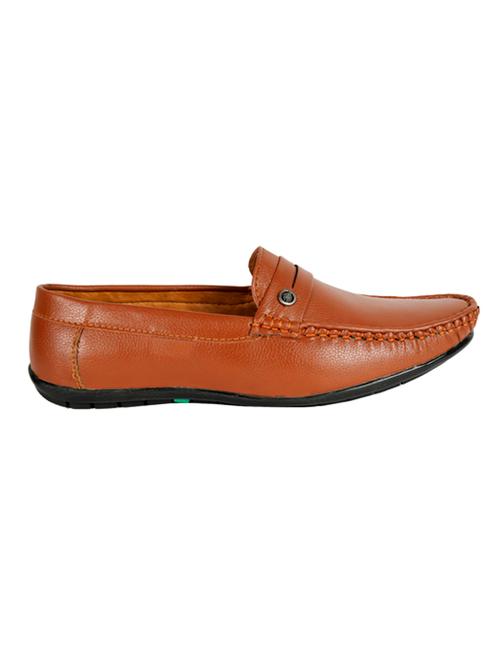 tan synthetic & mesh slip on moccasins - 18309240 - Very Small Image - 1