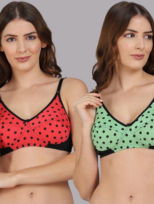 pack of 2 polka dot bra & panty set - 18310031 - Very Small Image - 1