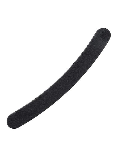 alis nail filer double sided for nail shaper | manicure nail art black colour curved nail file bl nf cvd pack of 1 - 18310222 - Very Small Image - 1