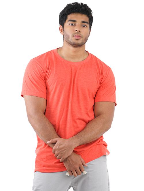 orange solid t-shirt - 18310333 - Very Small Image - 1