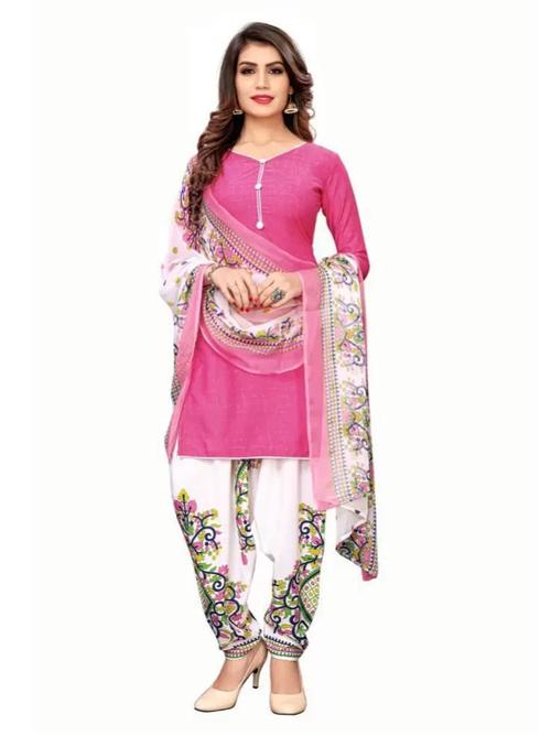 ladies suit with dupatta pink color - 18310597 - Very Small Image - 1