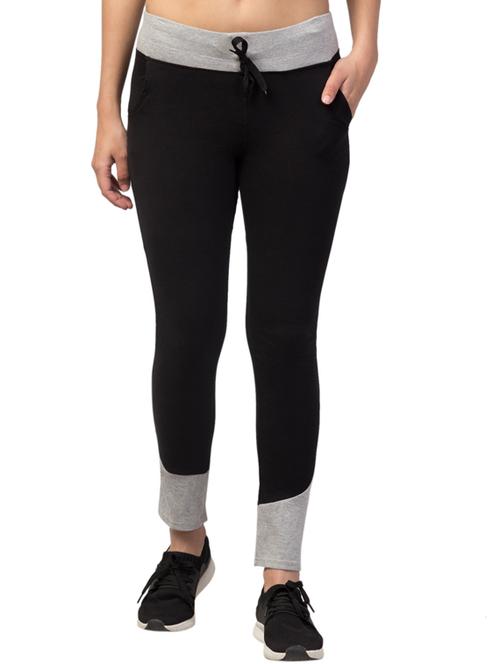 drawstring waist solid track pant - 18310677 - Very Small Image - 1