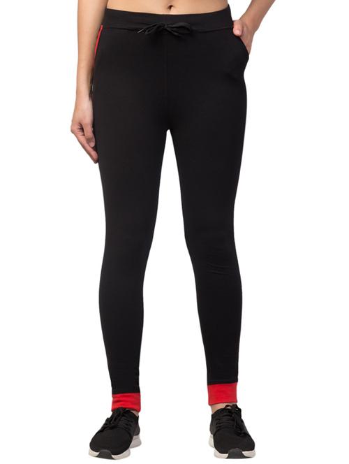 drawstring waist solid track pant - 18310681 - Very Small Image - 1