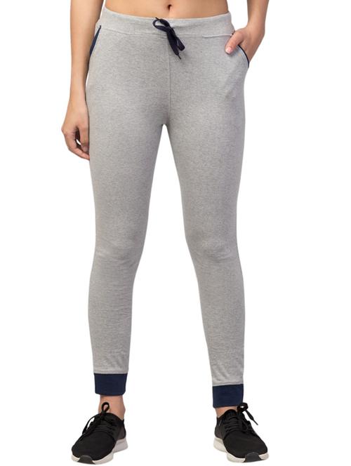 drawstring waist solid track pant - 18310689 - Very Small Image - 1