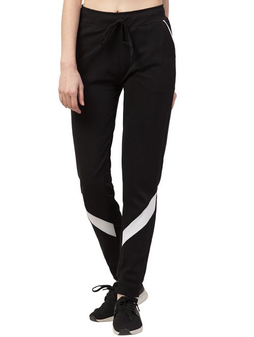 drawstring waist solid track pant - 18310737 - Very Small Image - 1