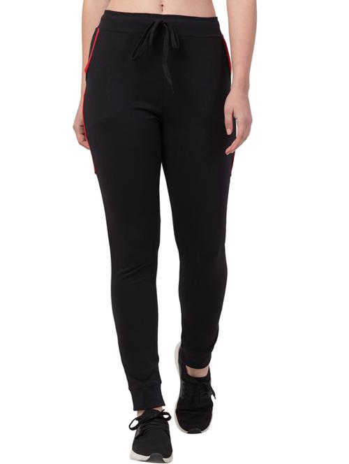 drawstring waist solid track pant - 18310743 - Very Small Image - 1