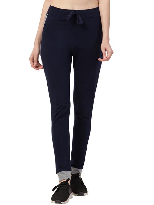 drawstring waist solid track pant - 18310744 - Very Small Image - 1