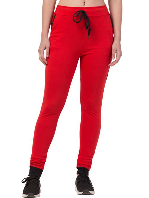 drawstring waist solid track pant - 18310752 - Very Small Image - 1