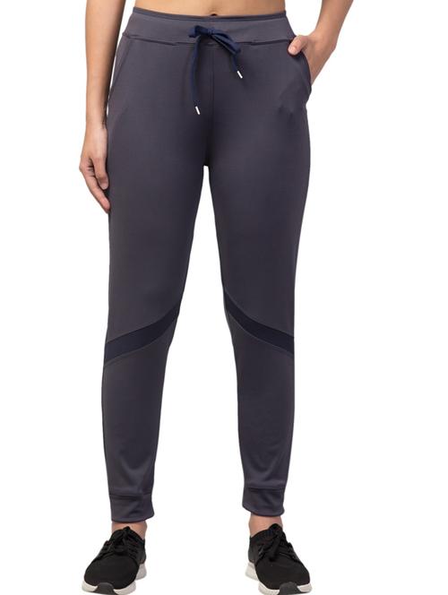 drawstring waist solid track pant - 18310780 - Very Small Image - 1