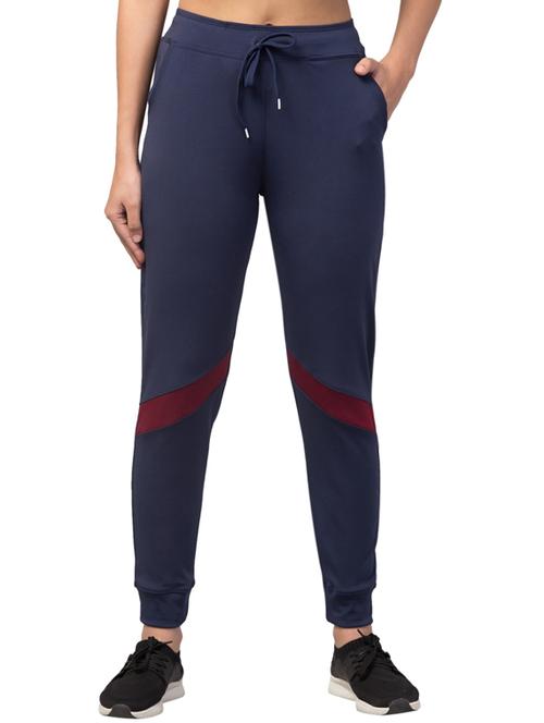 drawstring waist solid track pant - 18310787 - Very Small Image - 1