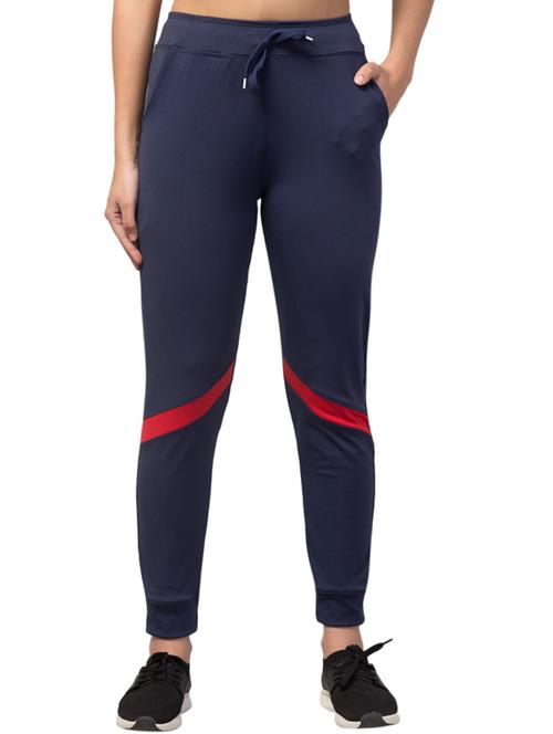 drawstring waist solid track pant - 18310810 - Very Small Image - 1