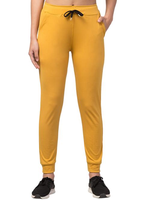 drawstring waist solid track pant - 18310811 - Very Small Image - 1