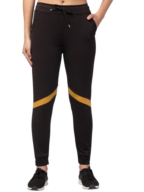 drawstring waist solid track pant - 18310838 - Very Small Image - 1