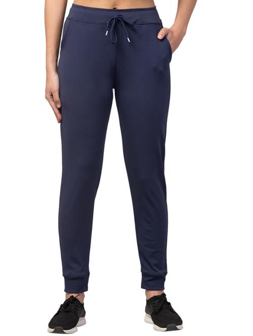 drawstring waist solid track pant - 18310862 - Very Small Image - 1