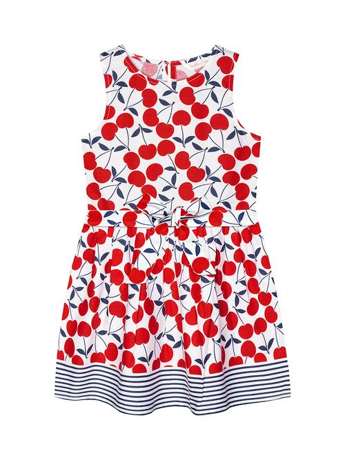 girls round neck sleeveless frock - 18311375 - Very Small Image - 1