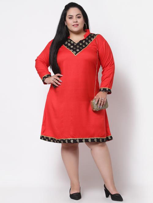 women's knee length dress - 18311533 - Very Small Image - 1