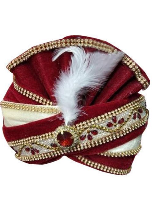 dhulla pagdi for man red color - 18311910 - Very Small Image - 1