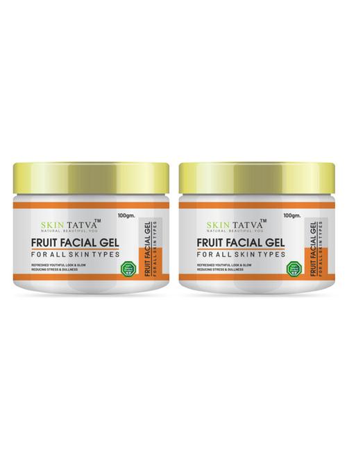skin tatva fruit facial gel for all skin type combo - 18312087 - Very Small Image - 1