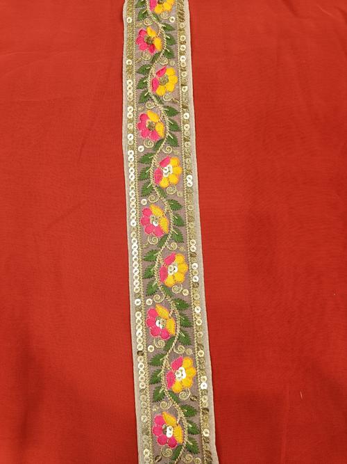 embroidered lace 100 per metre - 18312425 - Very Small Image - 1