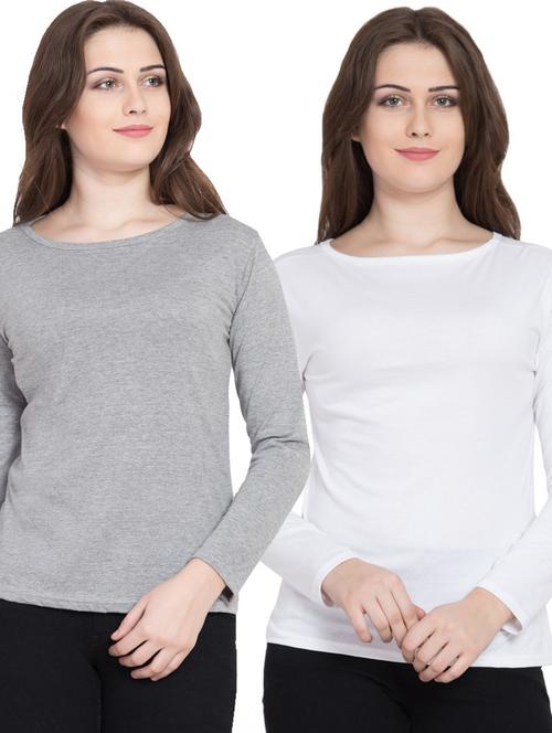 set of 2 pcs solid tees - 18312777 - Very Small Image - 1