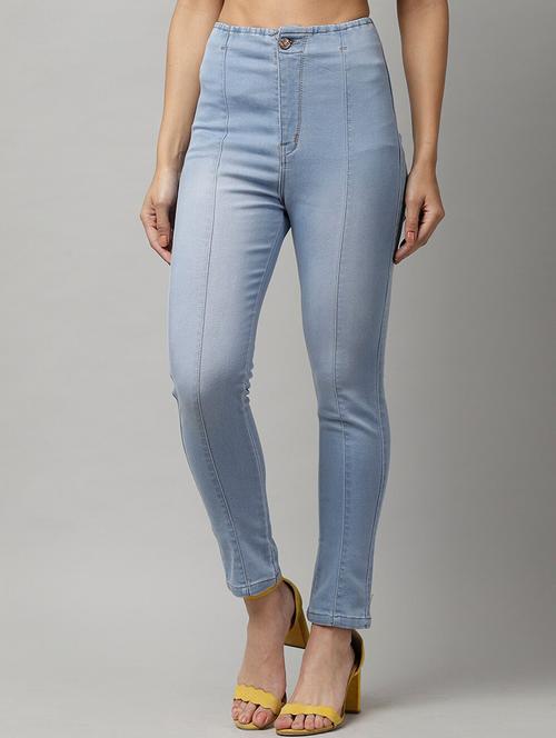 high rise stone wash jean - 18312900 - Very Small Image - 1