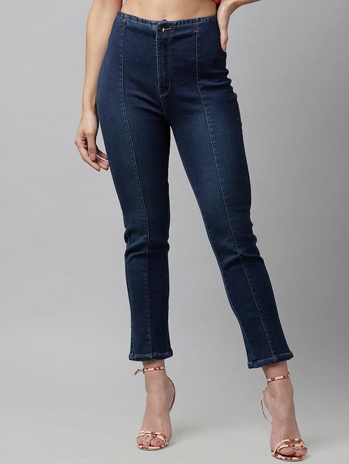 high rise stone wash jean - 18312901 - Very Small Image - 1
