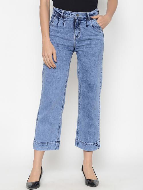 high rise stone wash jean - 18312905 - Very Small Image - 1