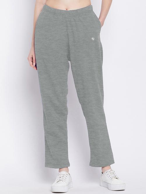 mid rise solid track pant - 18313049 - Very Small Image - 1