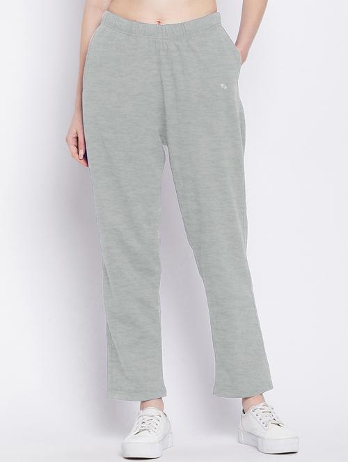 mid rise solid track pant - 18313051 - Very Small Image - 1