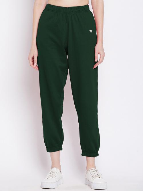 mid rise solid track pant - 18313089 - Very Small Image - 1