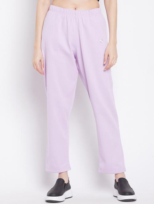 mid rise solid track pant - 18313090 - Very Small Image - 1