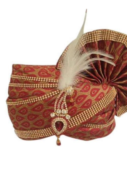 dullla pagdi for man red color - 18313302 - Very Small Image - 1