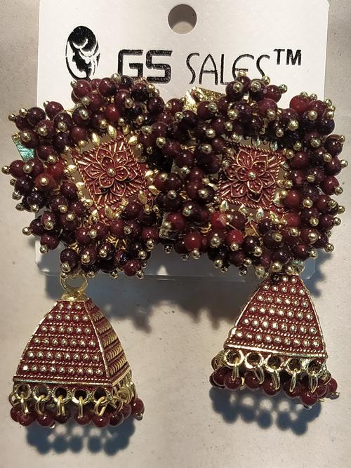 earrings for women brown color - 18313326 - Very Small Image - 1