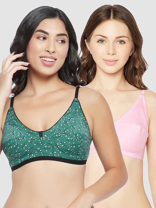 pack of 2 printed regular bra - 18313514 - Very Small Image - 1