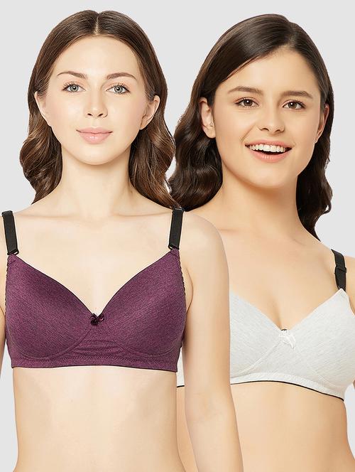 pack of 2 solid push up bra - 18313525 - Very Small Image - 1