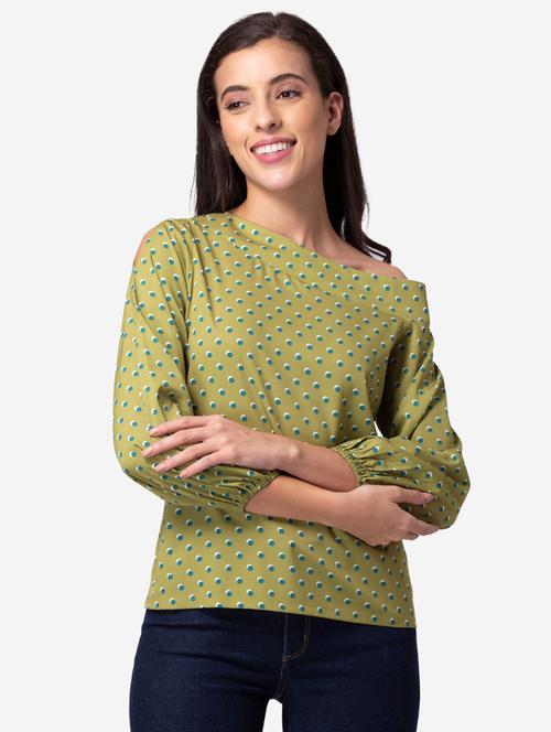 three quarter sleeve floral regular top - 18314884 - Very Small Image - 1