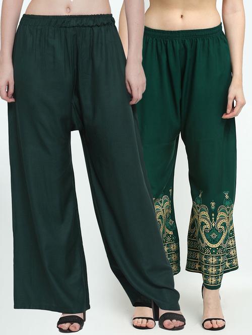 pack of 2 mid rise palazzo - 18316099 - Very Small Image - 1