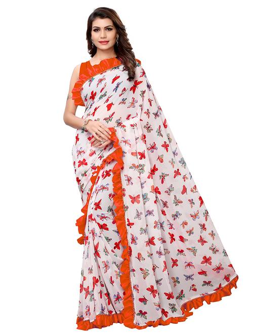conversational printed saree - 18316509 - Very Small Image - 1