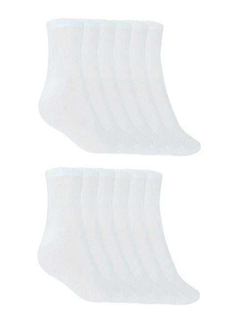 women pack of 12 solid above ankle length socks - 18316556 - Very Small Image - 1