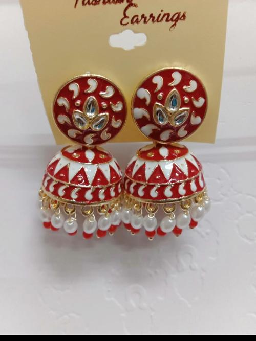 party wear good quality earring - 18317306 - Very Small Image - 1