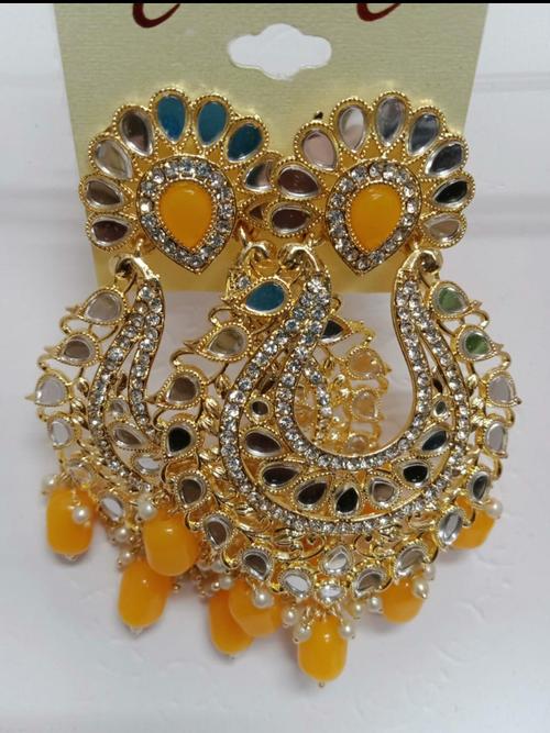 party wear good quality earring - 18317312 - Very Small Image - 1