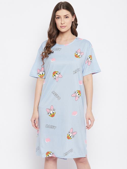 round neck printed sleepshirt - 18317441 - Very Small Image - 1