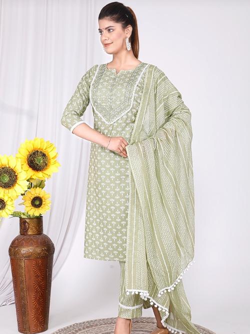 suit with dupatta - 18318169 - Very Small Image - 1